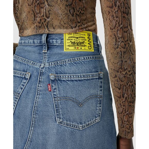 Levi's X Ganni Deconstructed Skirt - Picture 4 of 4